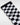 VANS Mens Checkerboard Crew Socks (1 Pair) - Black / White
