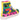 Irregular Choice Womens Colourful Kingdom High Top Trainers - Pink / Yellow / Green / Blue