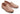 TOMS Womens Darcy Leather Flat - Buck Brown