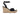 TOMS Womens Marisela Slubby Woven Wedge Sandal - Black