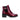 Remonte Womens Fashion Patent Block Heel Ankle Boot | Red