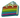 Crocs Jibbitz Rainbow Cake Charm