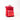 ROKA Canfield B Red Tonal Medium Recycled Nylon Bag