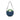 ROKA Creative Waste Paddington B Deep Blue / Foliage Recycled Canvas Bag - OS