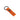 ROKA Portland Burnt Orange Key Chain - OS