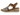 Mustang Womens Fashion Slip On Sandal | Beige