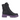 Rieker Womens Fashion Military Boot - Black