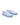 VANS Kids Classic Slip-On Glossy Sidewall Trainers - Blue