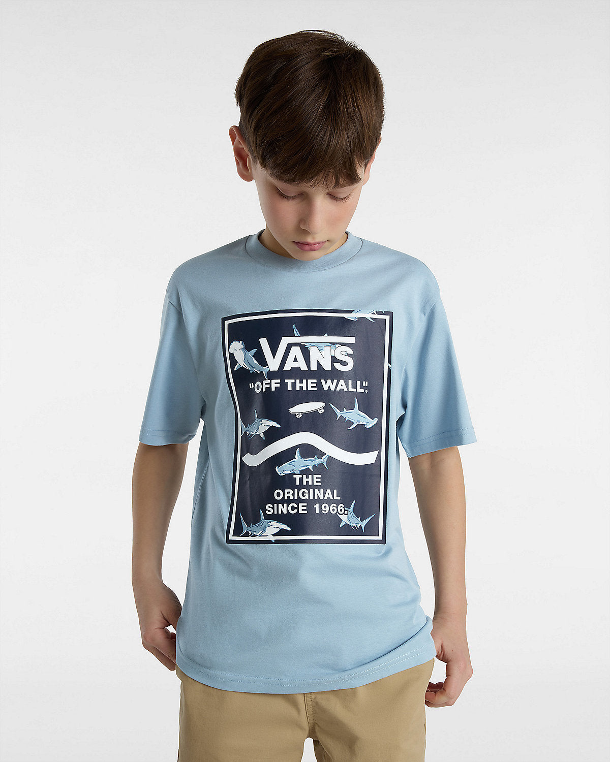VANS Kids Print Box 2.0 T-Shirt - Dusty Blue