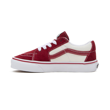 VANS Kids Sk8-Low Trainers - Red / Marshmallow