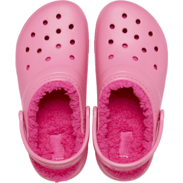 Crocs Kids Classic Lined Clog - Hyper Pink