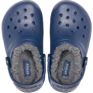 Crocs Kids Classic Lined Clog - Navy