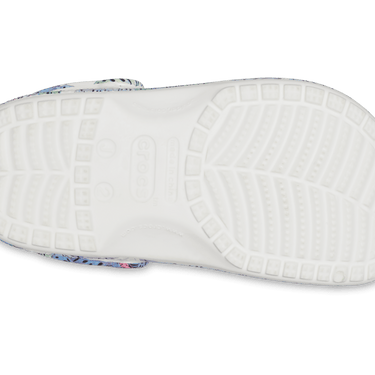 Crocs Kids Classic Butterfly Clog - White
