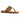 Lunar Womens Fiona Fashion Slip On Sandal | Khaki