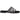 Hush Puppies Womens Paris Slide Sandal | Black Silver