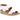Hush Puppies Womens Ebony Wide Fit Sandal | White