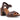 Hush Puppies Womens Georgia Heeled Sandal | Chocolate