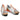 Rieker Womens Leather Trainers - White / Orange