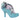 Irregular Choice Womens Toasted Tea Cake High Heel - Blue