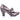 Irregular Choice Womens Buckle Down Mid Heel - Pewter