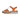 Rieker Womens Fashion Strappy Sandal - Orange / Snake