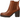 Carmela Womens Leather Ankle Boot - Camel - The Foot Factory