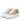 Carmela Womens Leather Platform Trainers - Beige