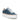 Carmela Womens Leather Platform Trainers - Navy