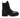 Carmela Womens Leather Monogram Fashion Boot - Black