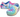 Crocs Unisex Classic Lined Clog Tie Dye - Powder Blue / Multi