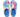 Crocs Unisex Classic Lined Clog Tie Dye - Powder Blue / Multi