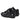 Geox Kids J Wader Smooth Leather School Shoes - Black