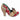 Irregular Choice Womens All The Time High Heel - Red / Gold