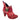 Irregular Choice Womens Miaow High Heel - Red Glitter