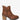 Oak & Hyde Womens East Side Cesar Leather Ankle Book - Cognac - The Foot Factory