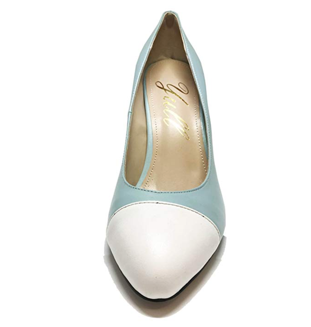 YULL Beaulieu Mint - Leather Court Shoes - Mint Green/White