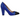 YULL - BEAULIEU BLUE AND BLACK LEATHER COURT SHOE