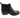 Oak & Hyde Womens Rita Twim Leather Ankle Boot - Black