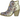 Marco Tozzi Womens Fashion Snake Print Ankle Boot - Saffron