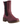 Refresh Womens Chelsea Calf Length Boot - Burgundy