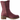 Refresh Womens Chelsea Calf Length Boot - Burgundy