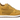 Carmela Womens Leather Laser Cut Fashion Trainer - Mustard