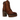 Carmela Womens Leather High Heel Boots - Camel