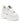 Buffalo Womens Leather Platform Trainers - White