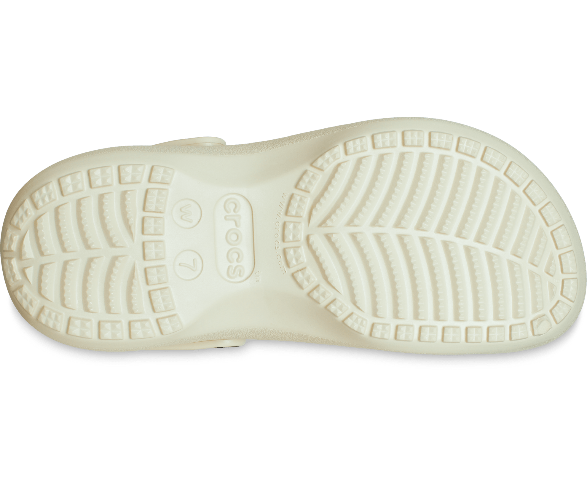 Crocs Unisex Classic Platform Clog - Bone - The Foot Factory