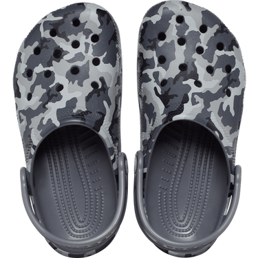 Crocs Kids Classic Camo Clog - Black