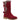 Hush Puppies Womens Megan Suede Mid Boots - Dark Red