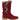 Hush Puppies Womens Megan Suede Mid Boots - Dark Red