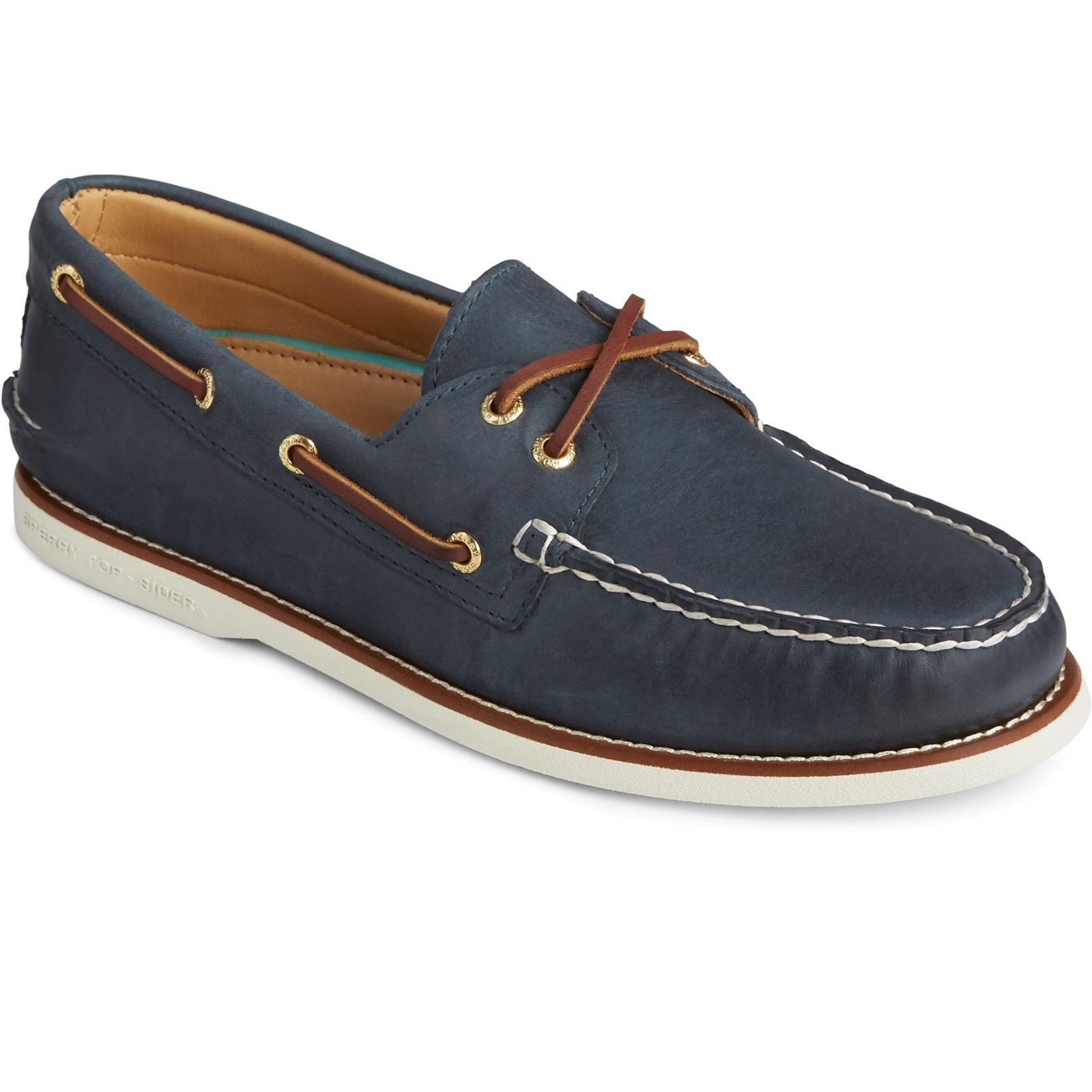 Sperry Mens Gold Cup Authentic Original Boat Shoes - Navy