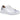 Hush Puppies Womens Camille Leather Trainers - Silver